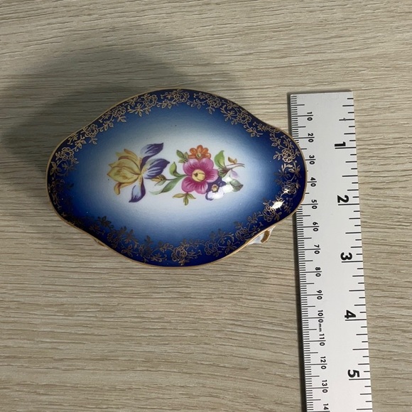 Vintage PM Made In Germany Democratic Republic Porcelain Trinket box - Picture 11 of 12